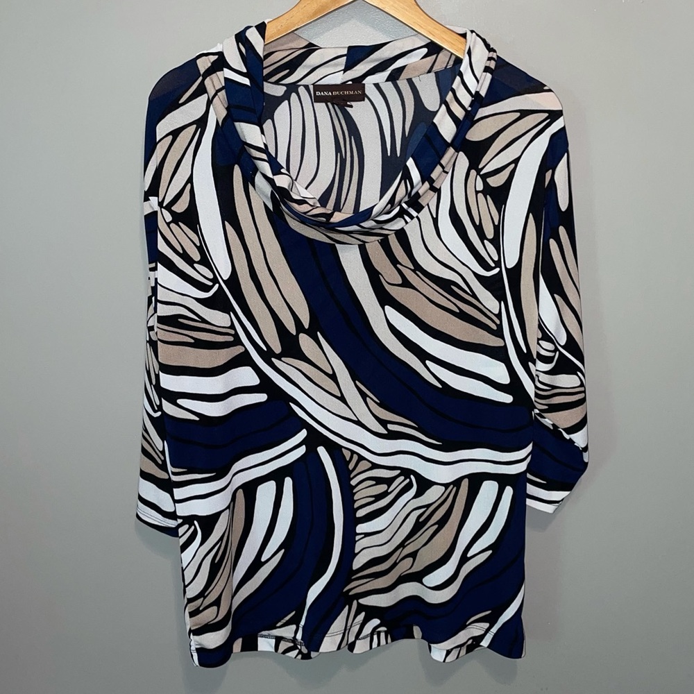 Dana Buchman Cowl Neck Blouse